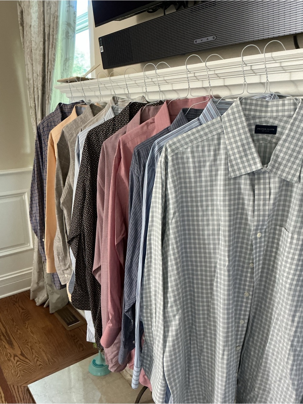 Men's Long Sleeve dress shirts, set of 11